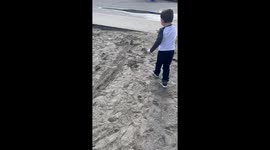 Exclusive- Four-year-old's sand creation captures family's strength amid cancer battle