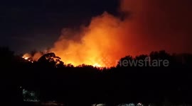 Argentina: Fire Breaks Out On Cerro De La Cruz In Tandil, Spreads Quickly 2