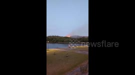 Argentina: Fire Breaks Out On Cerro De La Cruz In Tandil, Spreads Quickly