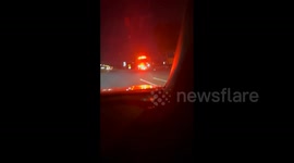 US: Auto Fire Prompts Evacuation In Ventura, California