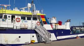 Spain: Spanish Science Minister visits vessel that will assess the impact of Valencia floods