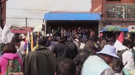Bolivia: Supporters of Evo Morales begin march to demand economic solutions from the government