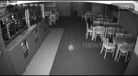 Unsettling footage shows 'ghost figure' floating around cricket club's bar