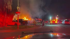 US: Boat Fire Threatens Home in South Sacramento, Crews Save Property in Time