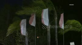 US, Los Angeles: San Fernando Valley Strong Santa Ana Winds