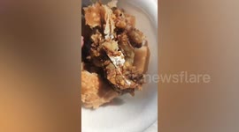 Customer finds razor blade hidden in samosa bought from stall in India