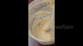 Shocked diner 'finds cockroach in her Krispy Kreme drink'