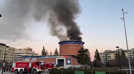Spain: Fire without casualties severely damages the dome of the Pamplona Planetarium