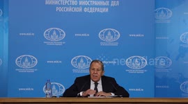 Russia: Traditional Russian Foreign Minister's press conference at the beginning of the year