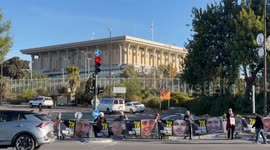 Israel: Protesters in Jerusalem call for the release of Israeli hostages held by Hamas