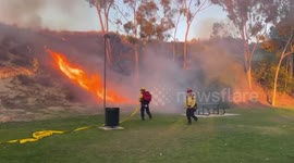 US: Fast Response Stops Another Fire in California During Red Flag Warning