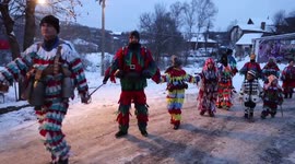 Bulgaria: Bulgarian town of Elovdol celebrates its traditional carnival festival