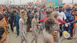 India: Millions start bathing in holy rivers at biggest Hindu festival in Praygraj, Uttarpradesh