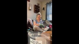 Exclusive- 83-year-old grandmother gets her first Barbie, fulfilling a lifelong dream