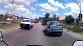 Instant Consequences for Hit-and-Run Motorbiker