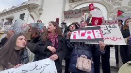 Tunisia: Hundreds of people protest against the regime in Tunisia on the anniversary of Ben Ali's overthrow
