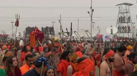 India: First Kumbh Mela bath attracts millions of pilgrims in India