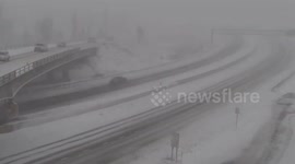 Plows grapple with lake-effect snow blanketing New York roads