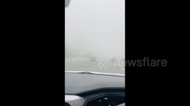 India: Dense Fog Shrouds Delhi, Causing Poor Visibility