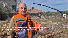 Israel: The Deputy Commander of the Home Front Command's Hartuv district, LTC (Res.) Shimon Mashala from Mevo Beitar