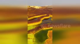 Otherworldly landscape forms from Danakil Depression in Ethiopia