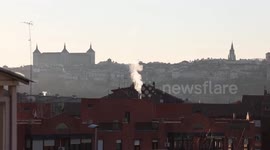 Spain: Low temperatures in Toledo, Spain
