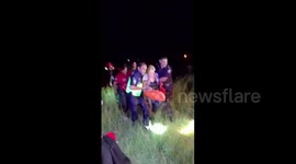 Argentina: A woman overturned her car and fell into a canal