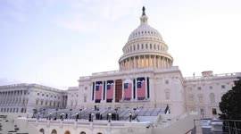 US: Capitol Hill before Trump's inauguration