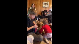 Christmas surprise: Grandmother surprises little football fan with Oklahoma football game ticket