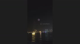 Citizens and tourists in Dubai treated to a stellar drone spectacle at Bluewaters