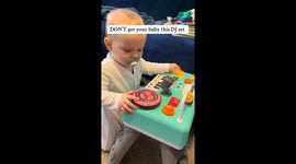 Baby DJ Isaac Drops the Beat with Adorable Moves and Fist Pumps