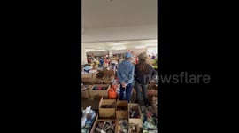 US: Donation Efforts For Fire Victims In Los Angeles