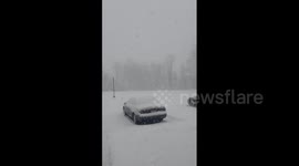 US: Lake Effect Snow Blankets Parts Of New York State
