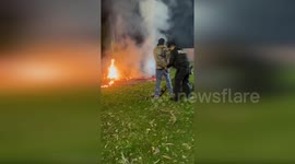 Police charge suspects with carrying out burglaries during LA wildfires