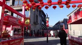 China: Locals shop for decorations ahead of Lunar New Year in Beijing