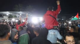 Palestinians in Gaza hail ceasefire after 15 months of conflict