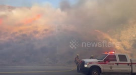 US: Blaze Contained After Raging Through San Bernardino's Little Mountain