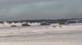 US: Snowstorm Hits Rochester Airport as Crews Battle Heavy Snowfall