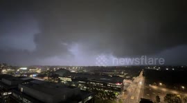 Australia: Harsh thunderstorm hits Sydney