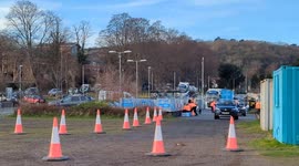 North Wales residents queue hours for water in Conwy Water Crisis