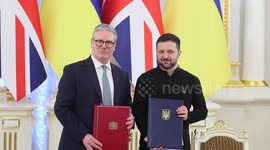 Ukraine: Starmer and Zelensky appear before the press in Kyiv