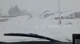 Japan: Intense Snowfall Causes Significant Snow Accumulation In Northern Prefectures