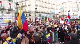 Spain: A concentration kicks off in Madrid in support of the Venezuelan opposition