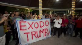 Mexico: Migrant caravan leaves southern Mexico for the US a week after Trump's return