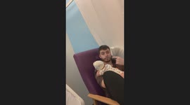 Exclusive- Newborn's loud surprise leaves parents in shock