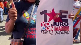 Venezuela: Chavistas march to accompany the presidential inauguration of Nicolás Maduro