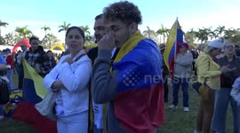 US: Protesters in Florida call for more pressure on Venezuela