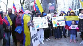 US: Opposition Venezuelans in New York take to the streets