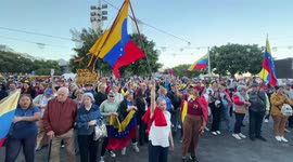Spain: Concentration in Santa Cruz de Tenerife in support of the Venezuelan opposition leader Edmundo González