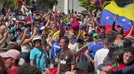 Venezuela: María Corina Machado reappears at a protest in Caracas after more than four months of clandestinity